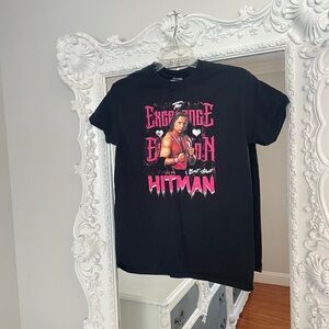 BRET The Hitman HART RETRO Wrestling T-Shirt Tee